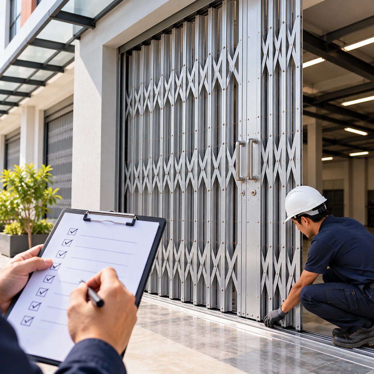 Checklist Pintu Harmonika Baru: 10 Hal yang Wajib Dicek saat Serah Terima