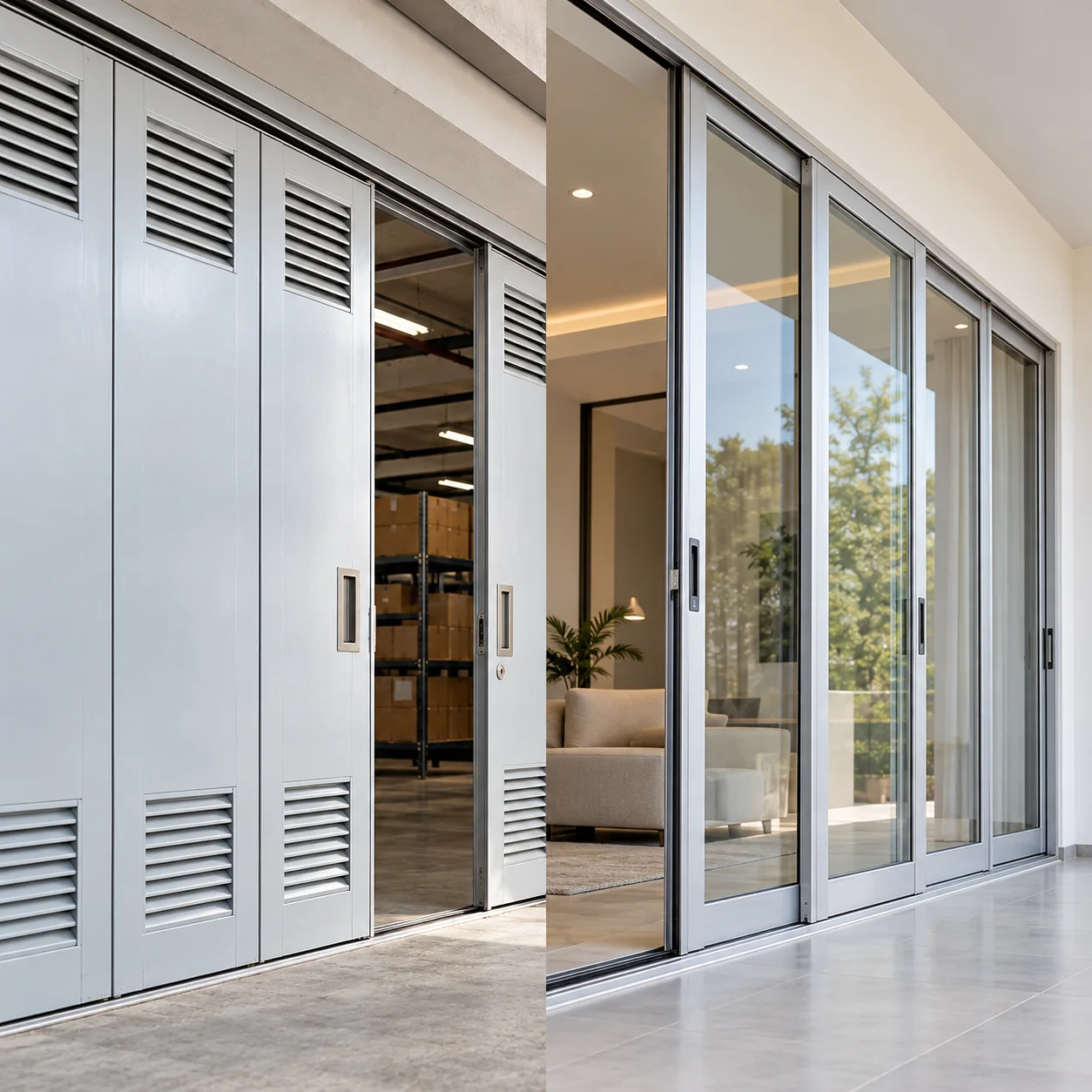 Sliding Door Besi vs Aluminium: Perbedaan Kekuatan dan Fungsi